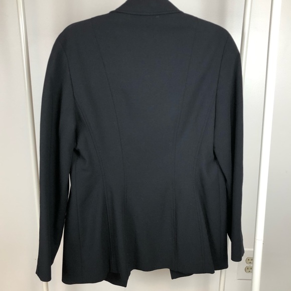 Louis Feraud Black Blazer Size:F 42 (US10-12) - Picture 8 of 14